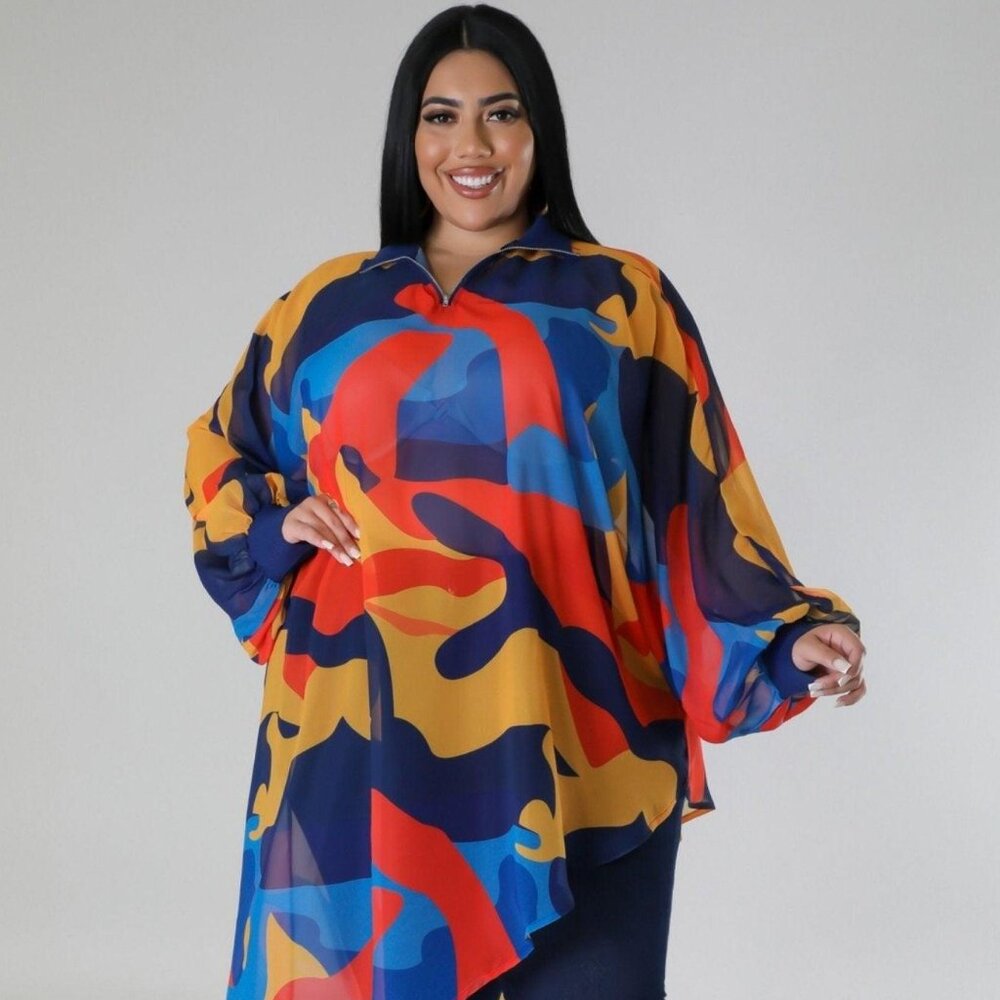 OCEAN BREEZE TUNIC TOP